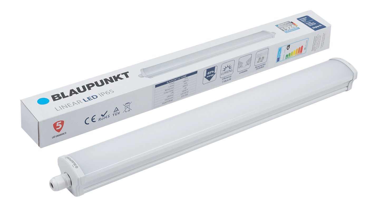 BLAUPUNKT OPRAWA PRZEMYSŁOWA LINIOWA LED LINEAR 18W IP65 60 CM BARWA NATURALNA6
