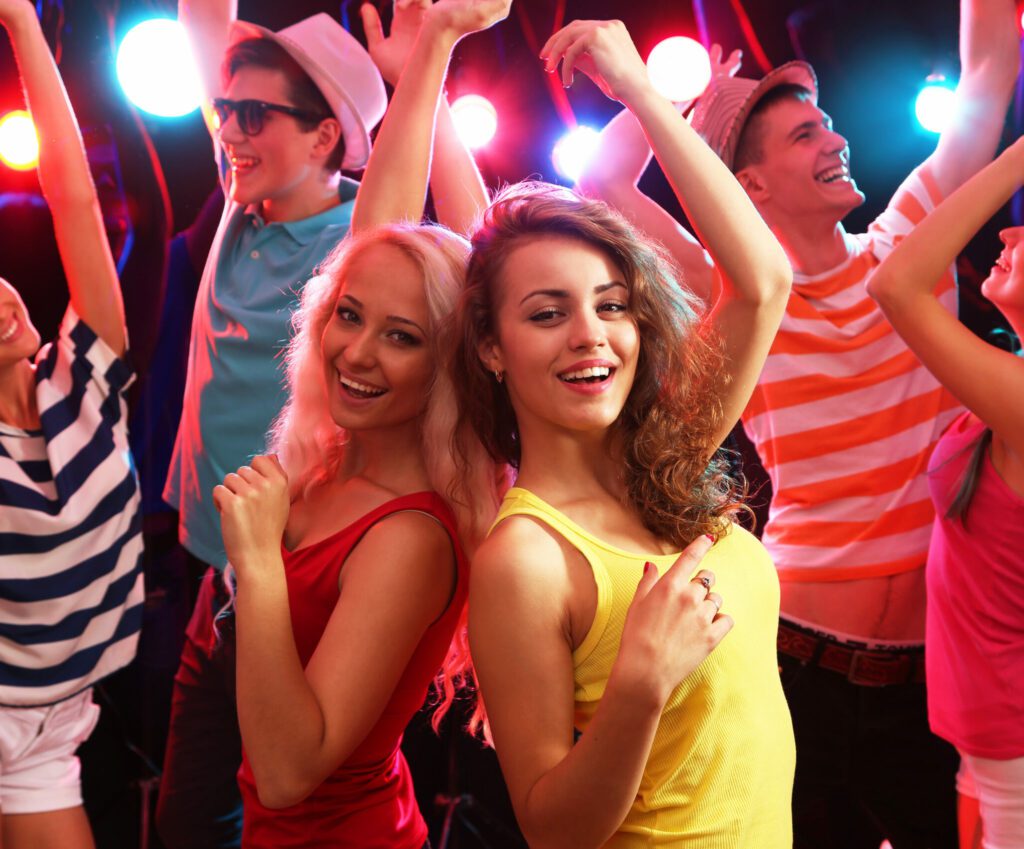 Young People At Party.