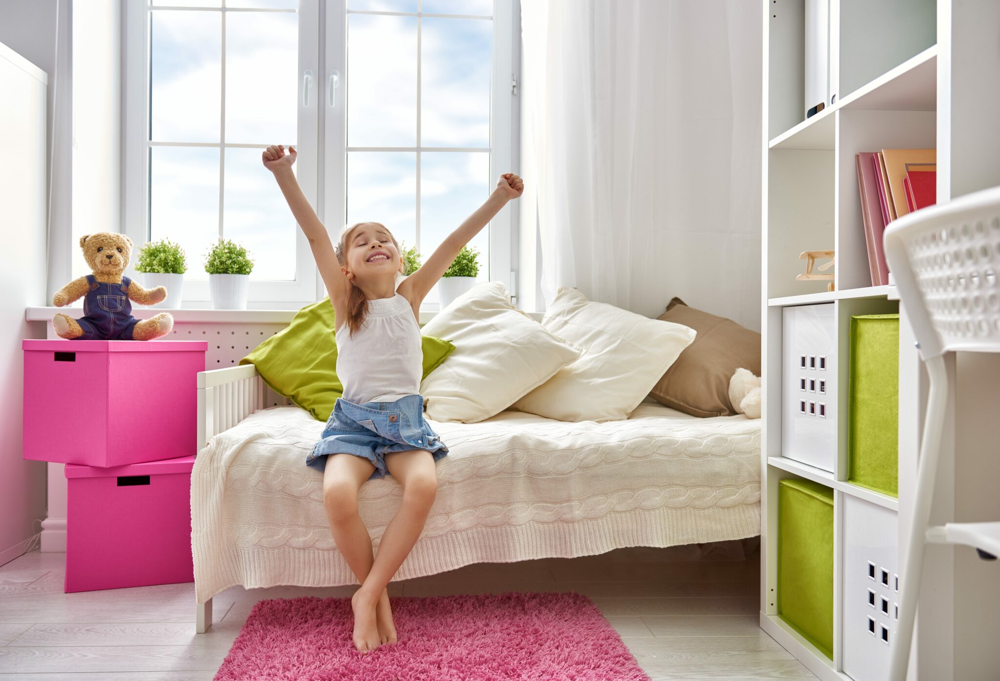 Girl Wakes Up