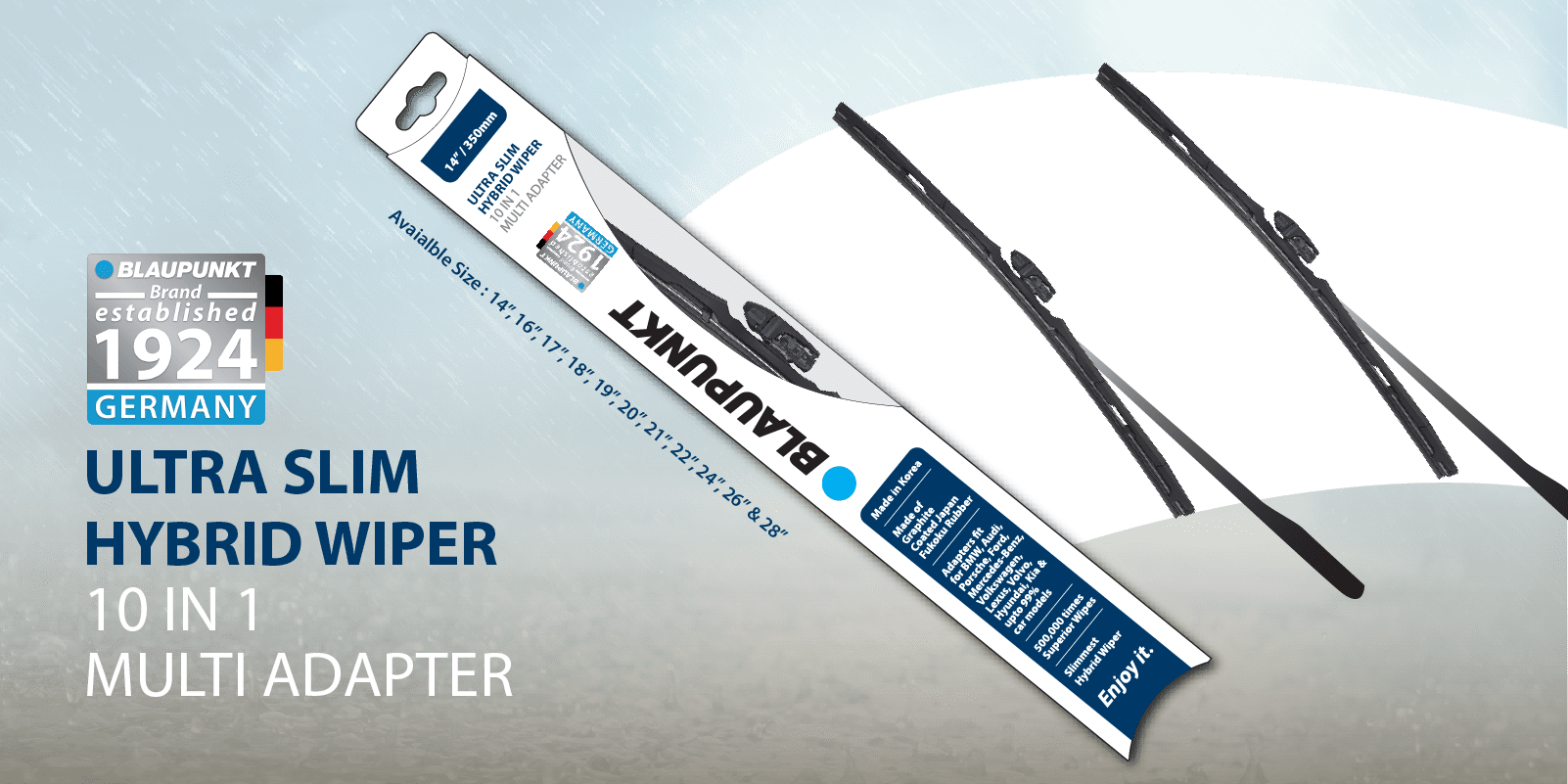 Ultra Slim Hybrid Wiper 10 In 1 Multi Adapter 05 Ultra Slim Hybrid Wiper 10 in 1 Multi Adapter