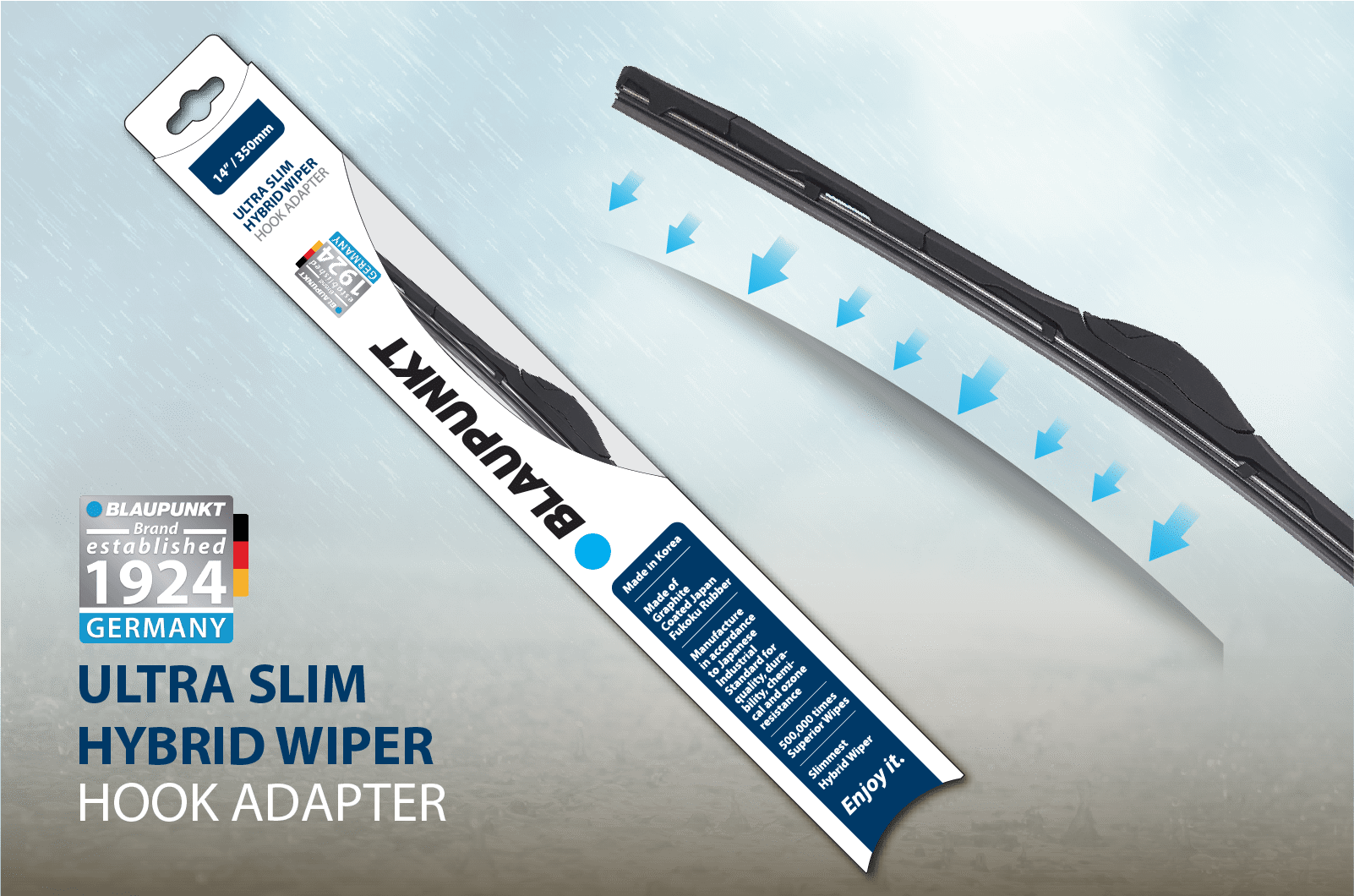 Ultra Slim Hybrid Wiper Hook Adapter Ultra Slim Hybrid Wiper Hook Adapter