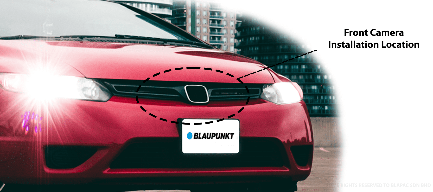 Blaupunkt Front & Reverse Camera AHDC 1.0