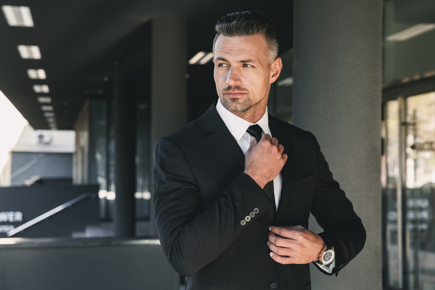 Portrait Of A Handsome Young Businessman