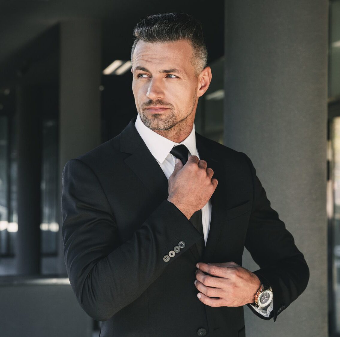Portrait of a handsome young businessman