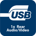 1x Rear USB
