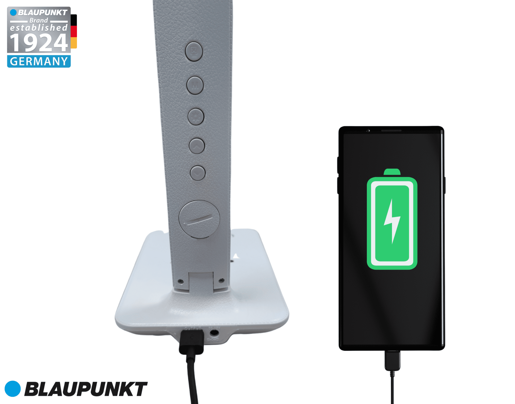 desk lamp with wireless charging