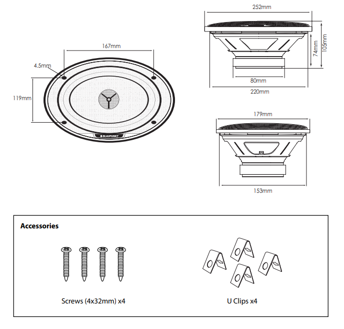 GTx 1692 Accessories