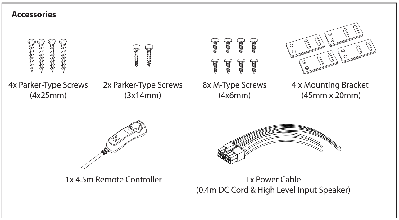 GTr 8100 Accessories