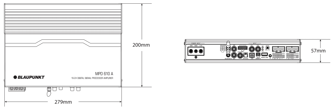 MPD 610 A Dimension
