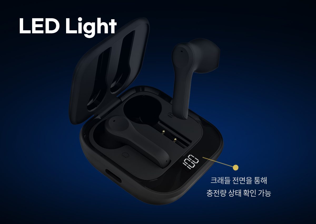 PD 03 LED Light 블루투스이어폰 LED Light