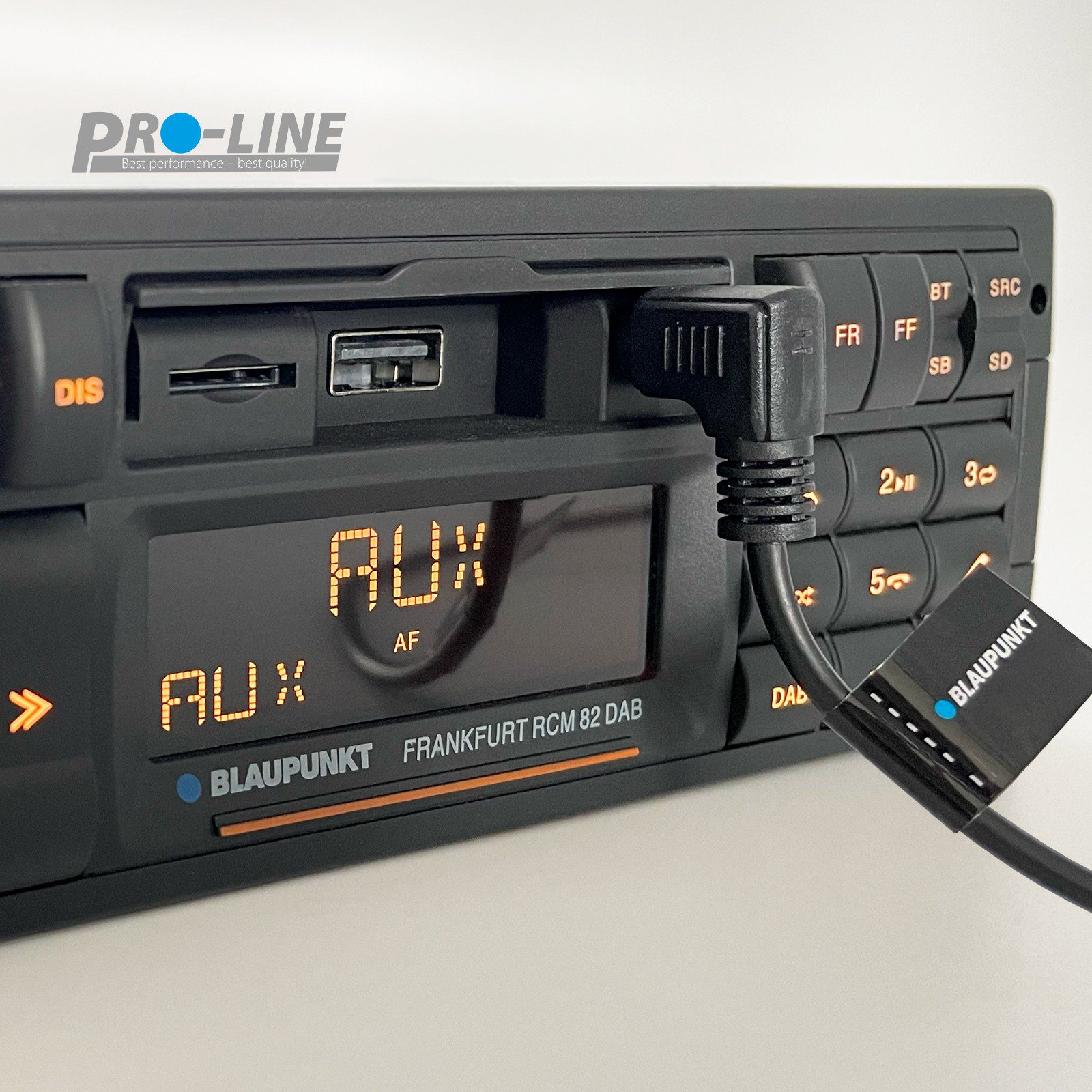Frankfurt RCM 82 DAB Front Input AUX PL Inserted AUX